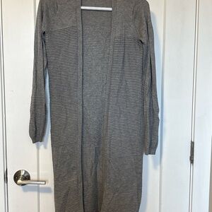 Dynamite Heather Gray Knit Cardigan